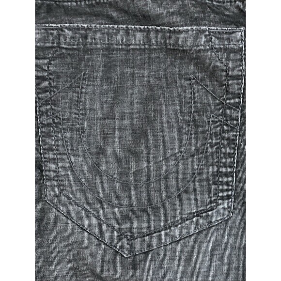 True Religion Jeans Mens 40 Y2K Geno Streetwear Relaxed Fit Stretch Minimalist - Picture 9 of 9